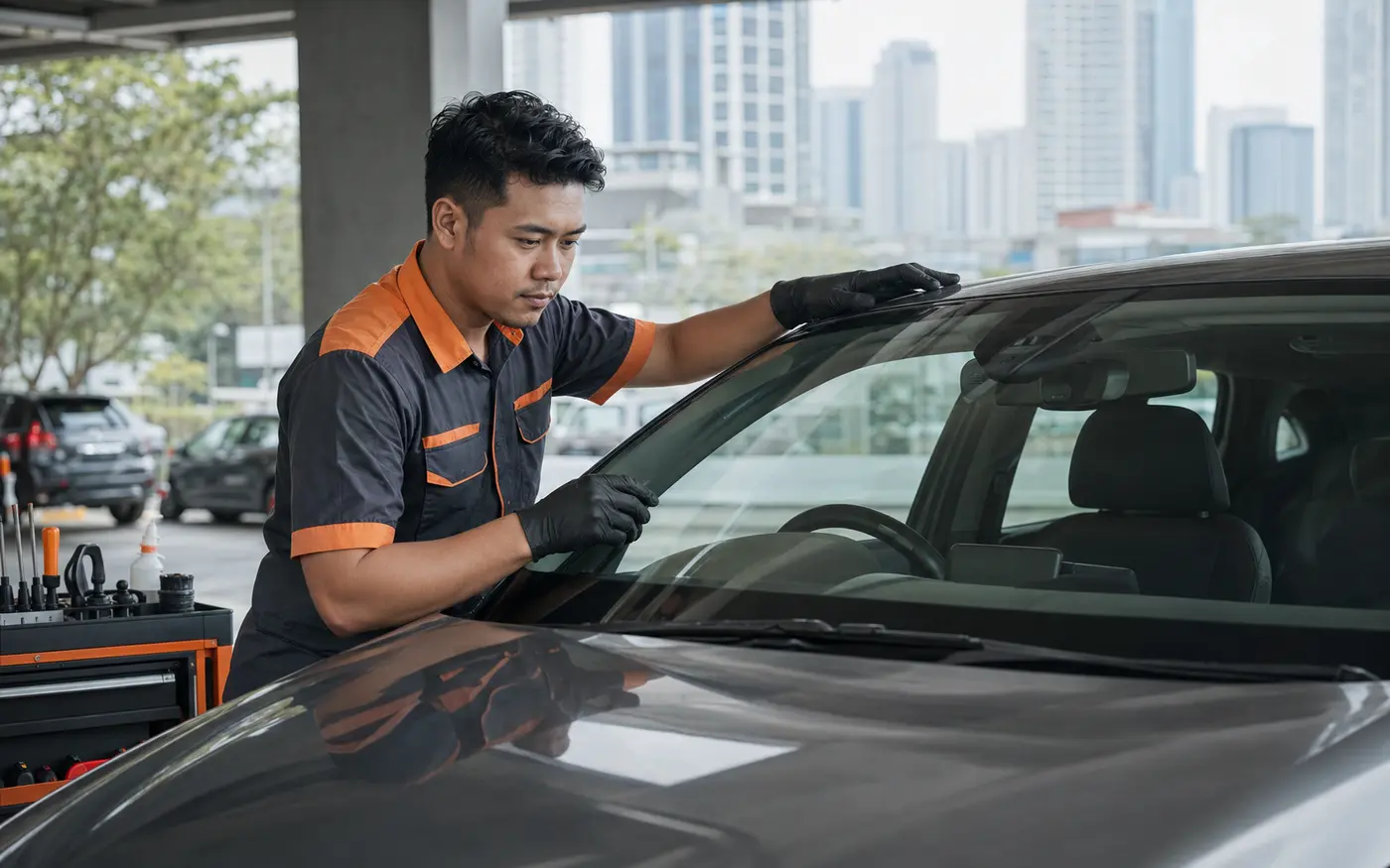 Layanan pemasangan kaca mobil di Jakarta